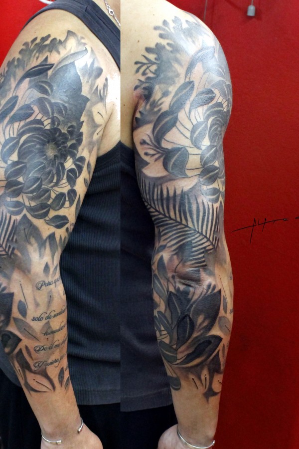 brazo crisantemo completo